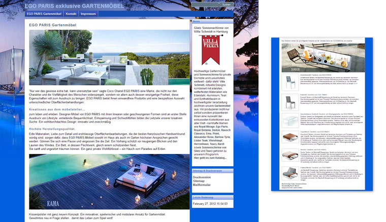 Website Ego Paris